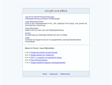 Tablet Screenshot of joergkrusesweb.de